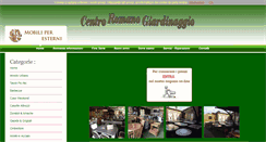 Desktop Screenshot of centroromanogiardinaggio.com